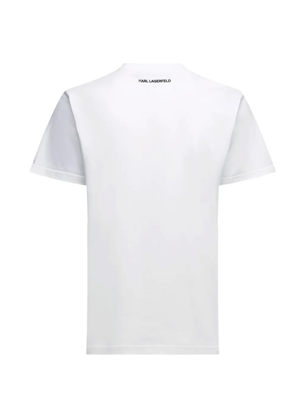 Karl Lagerfeld Rue St-Guillaume rhinestone T-shirt Wit