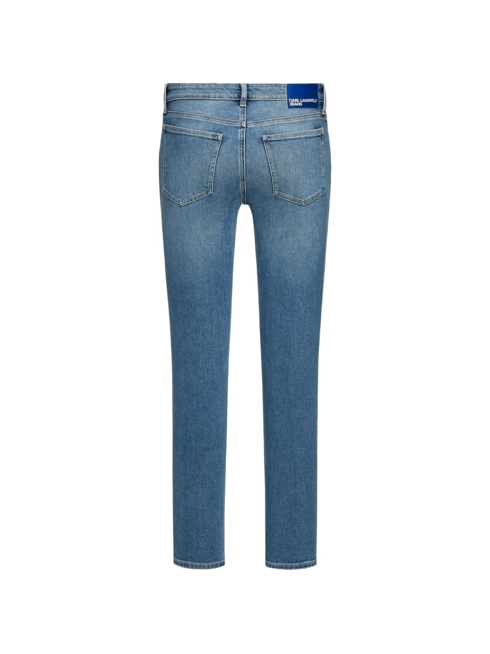 Karl Lagerfeld Jeans washed-effect skinny jeans Blauw