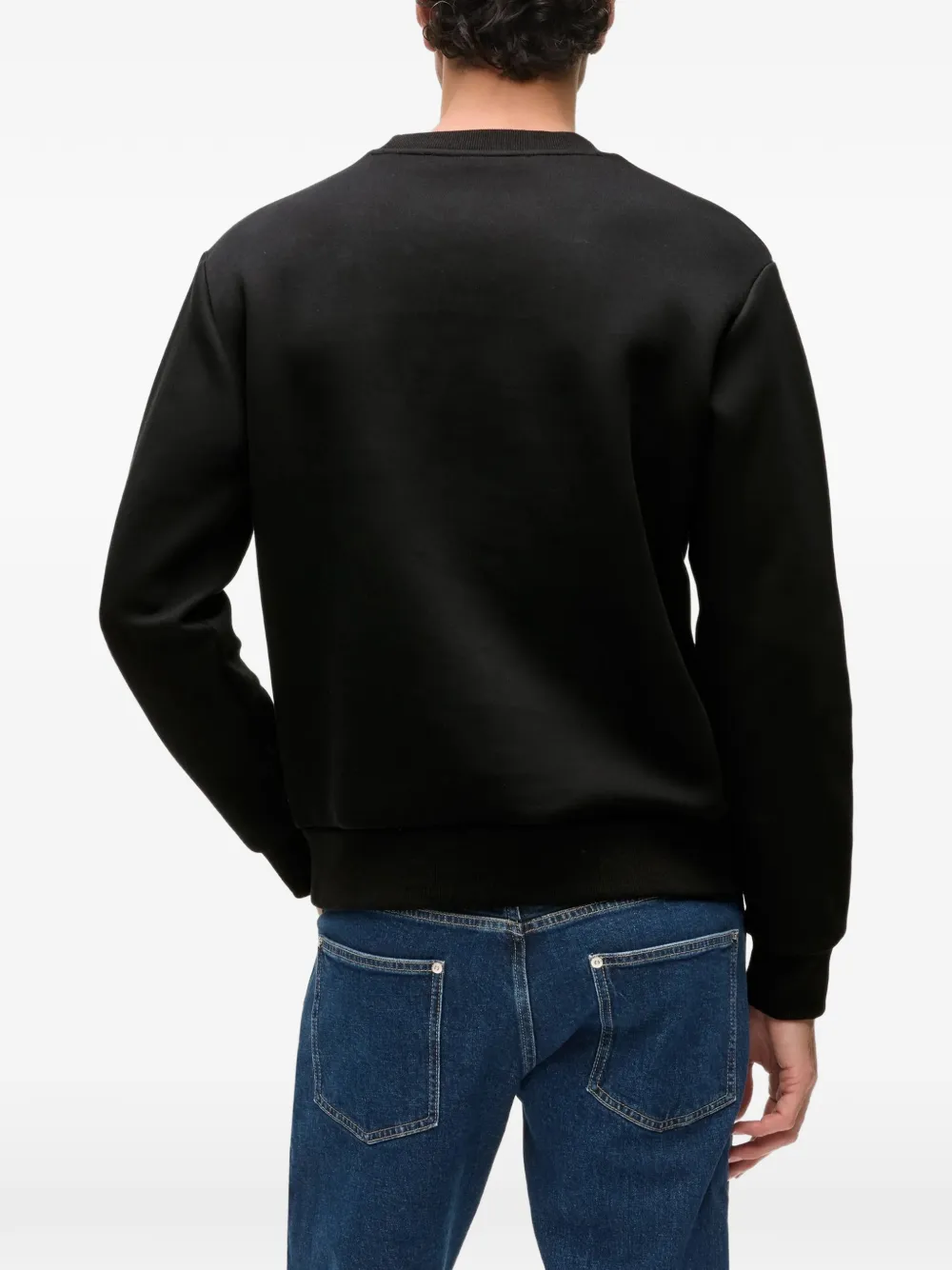 Karl Lagerfeld logo-print sweatshirt Zwart