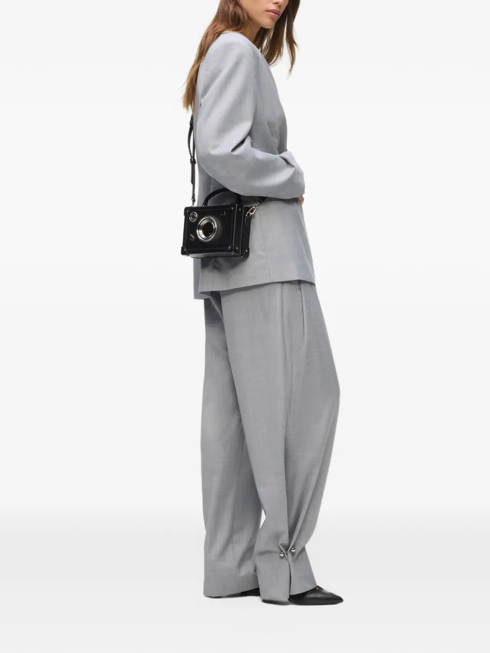 Karl Lagerfeld K Novelty trunk camera bag Zwart