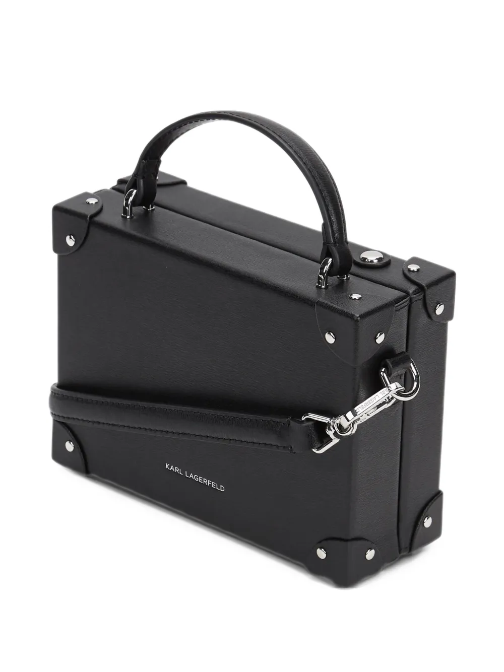 Karl Lagerfeld K Novelty trunk camera bag Zwart