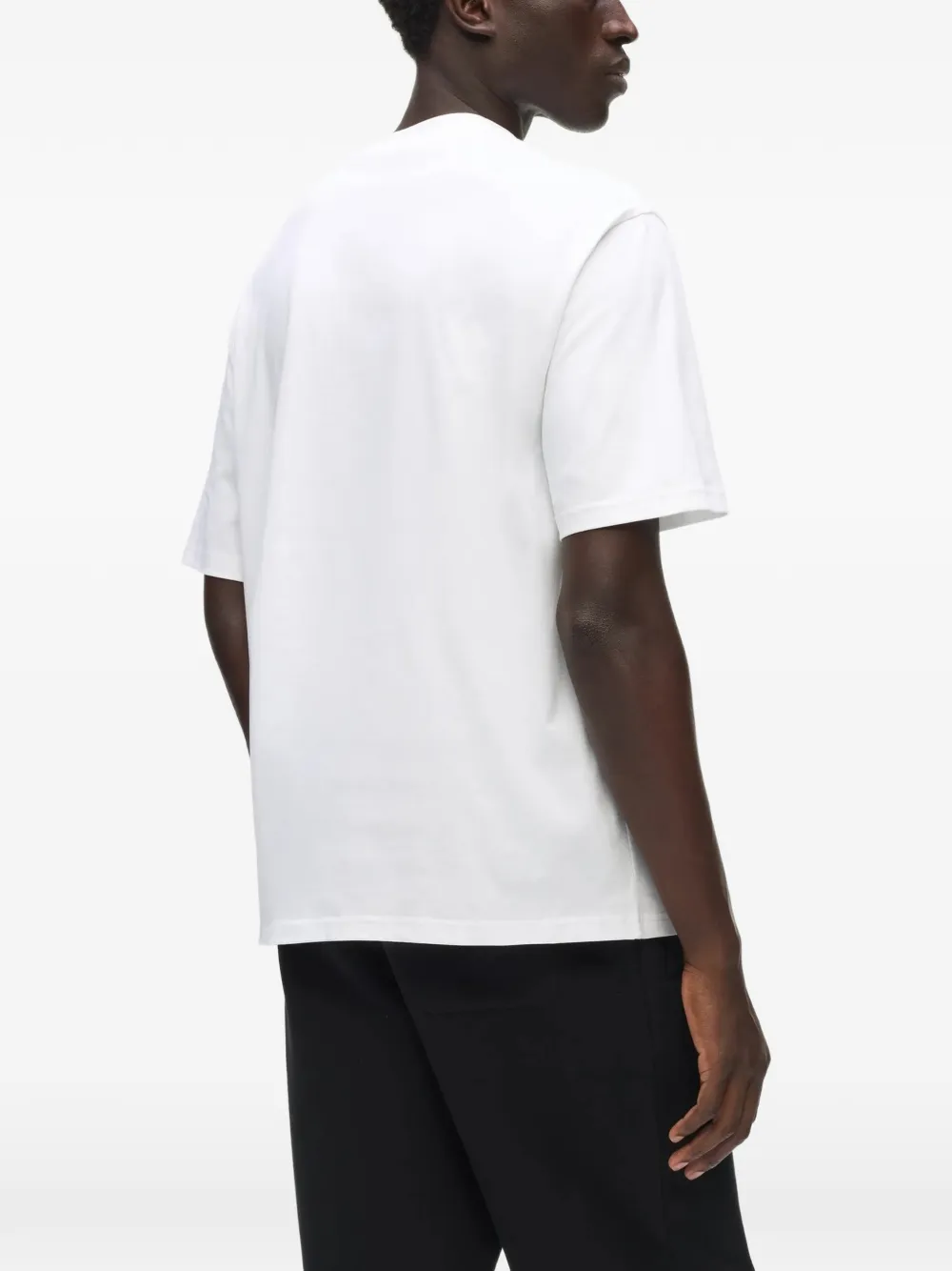 Karl Lagerfeld Rome statue-print T-shirt Wit