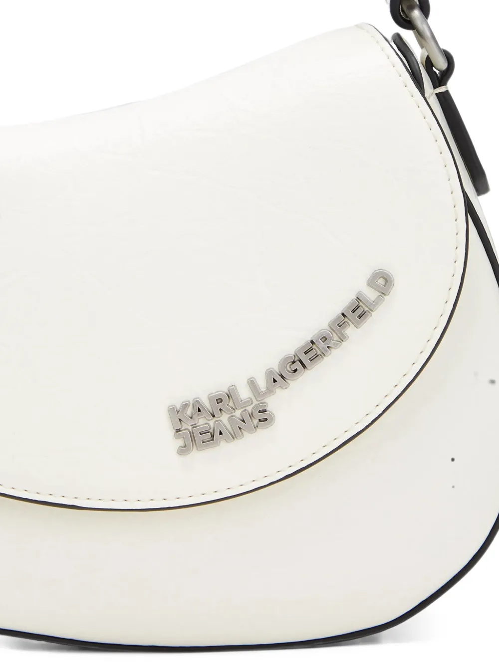 Karl Lagerfeld Jeans Wave shoulder bag Wit