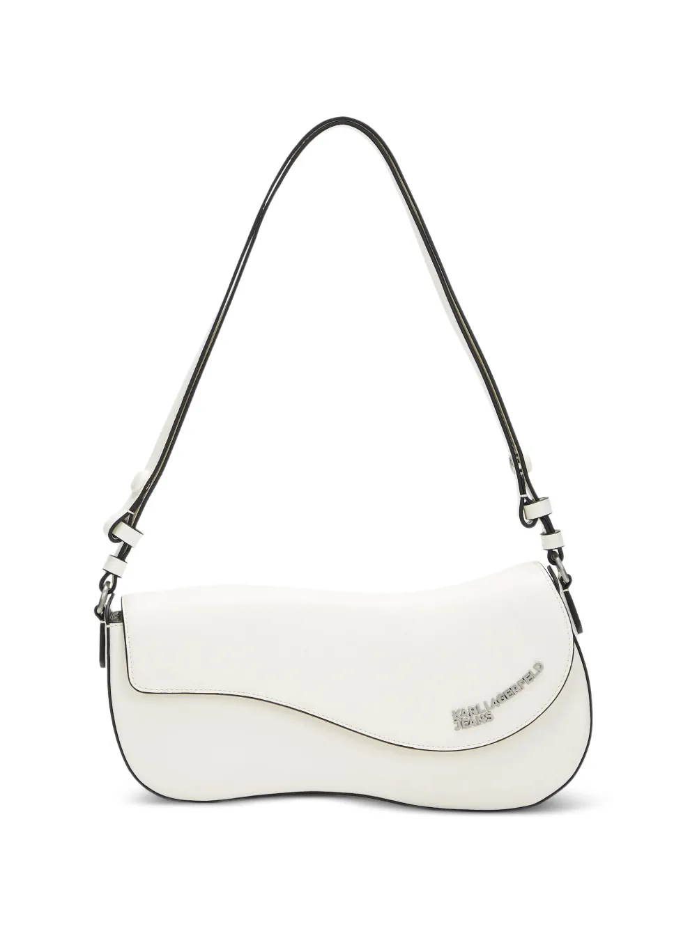 Karl Lagerfeld Jeans Borsa a spalla Wave - Bianco