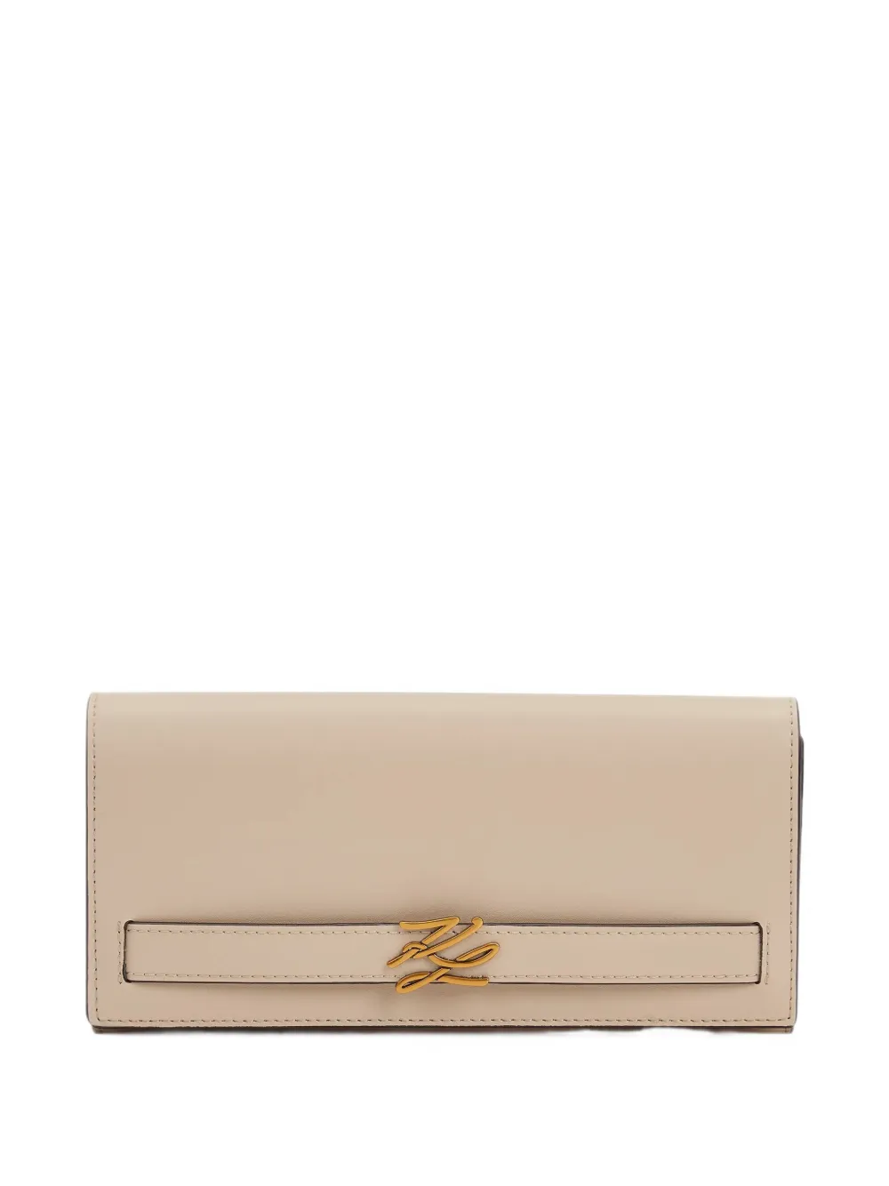 Karl Lagerfeld K/Autograph flap wallet - Toni neutri