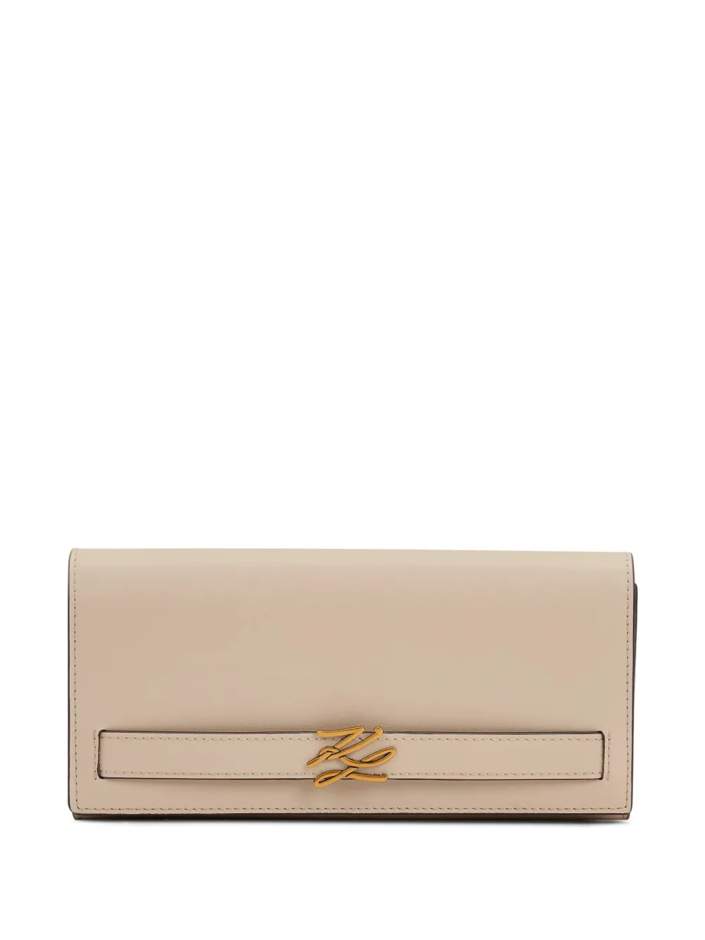 Karl Lagerfeld K/Autograph flap wallet - Toni neutri