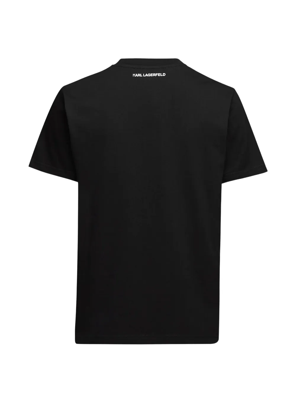 Karl Lagerfeld Rue St-Guillaume rhinestone T-shirt Zwart
