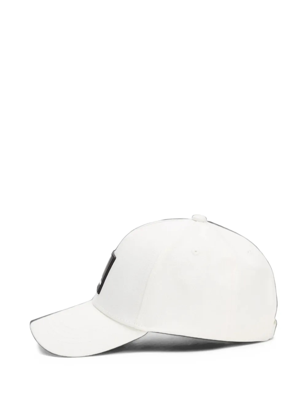 Karl Lagerfeld Jeans logo-patch cap Wit