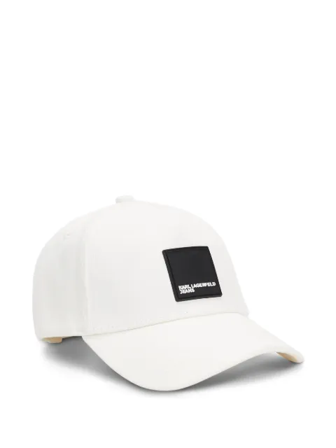 Karl Lagerfeld Jeans logo-patch cap