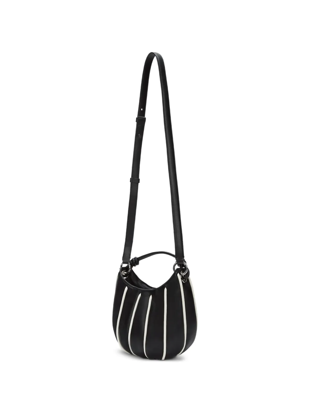 Karl Lagerfeld K Axis gestreepte shopper Zwart