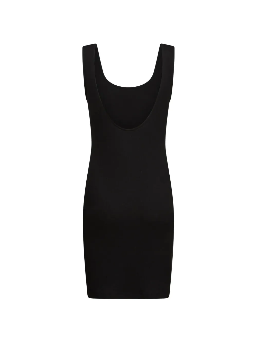 Karl Lagerfeld ribbed midi dress Zwart