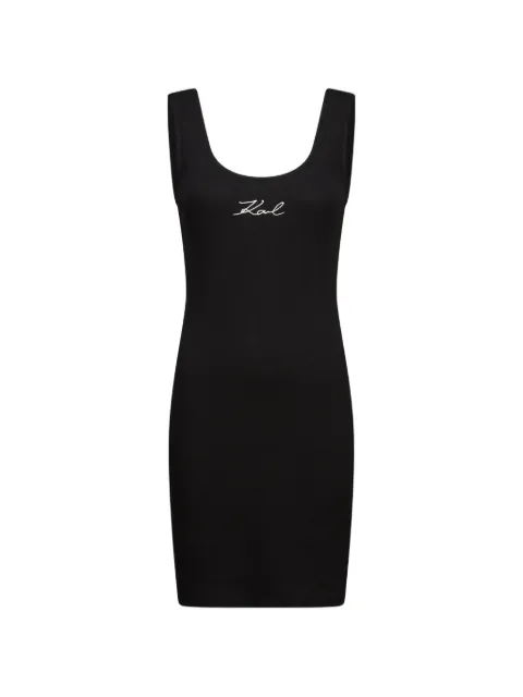 Karl Lagerfeld ribbed midi dress