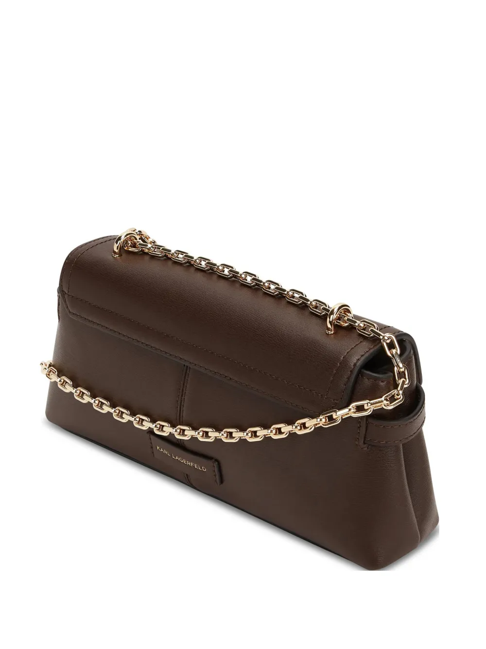 Karl Lagerfeld K Autograph leren crossbodytas Bruin