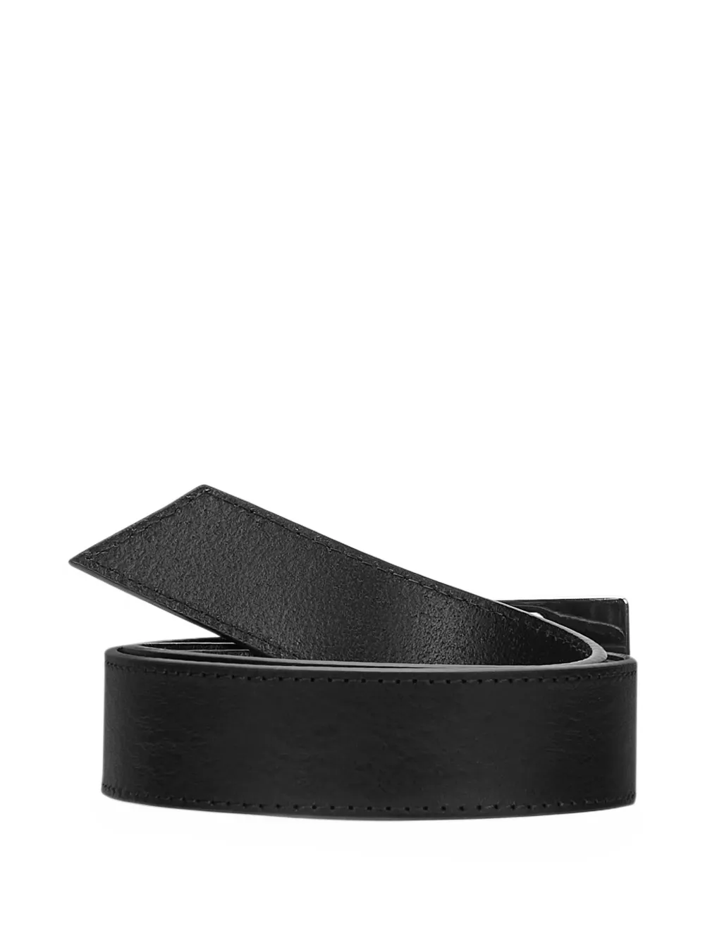 Karl Lagerfeld Jeans chain-detail leather belt - Nero