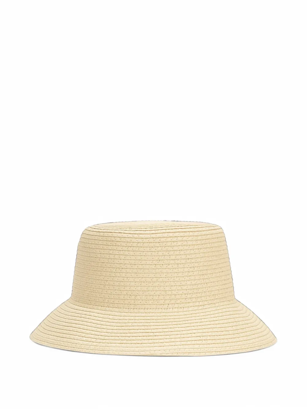 Karl Lagerfeld K Autograph raffia beach hat Beige