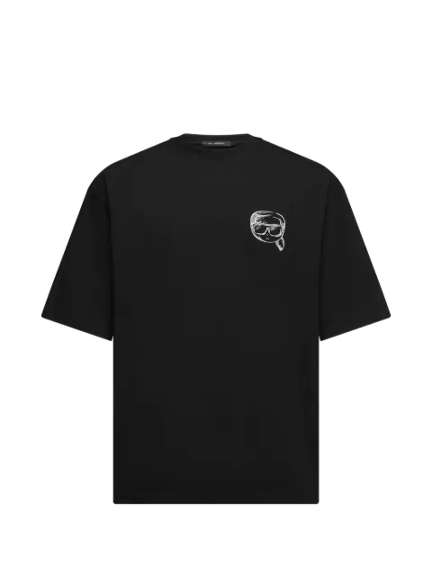 Karl Lagerfeld Ikon sketch T-shirt