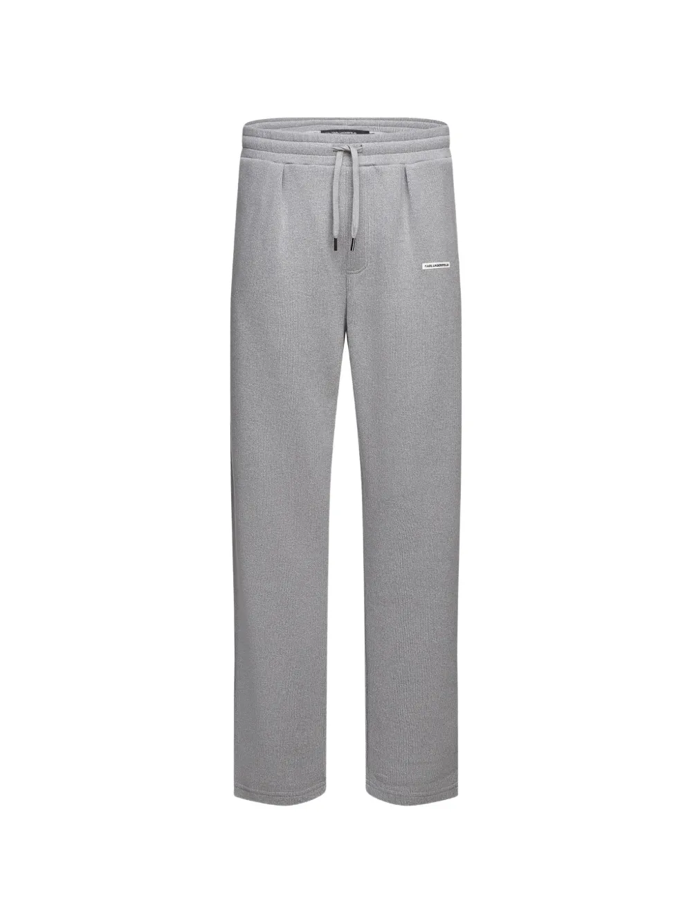 Karl Lagerfeld logo rib loungewear sweatpants - Grau