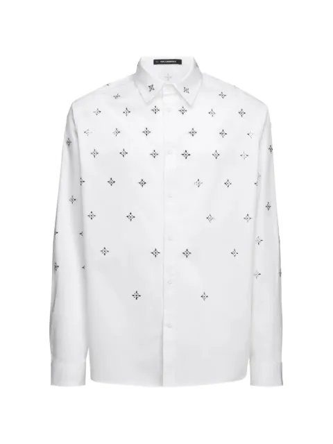 Karl Lagerfeld udsmykket aftenskjorte