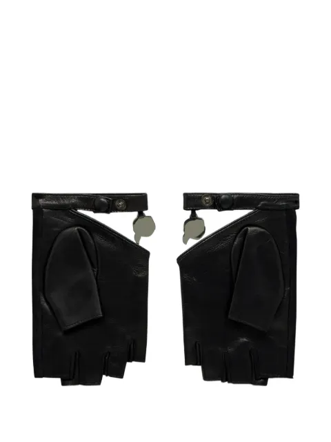 Karl Lagerfeld Ikon fingerless rhinestone gloves