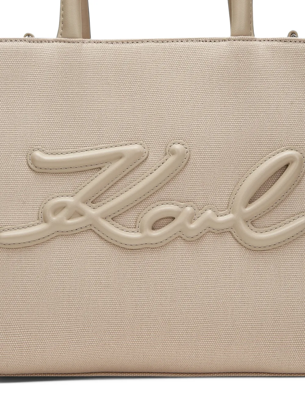 Karl Lagerfeld K Signature crossbody shopper bag Beige
