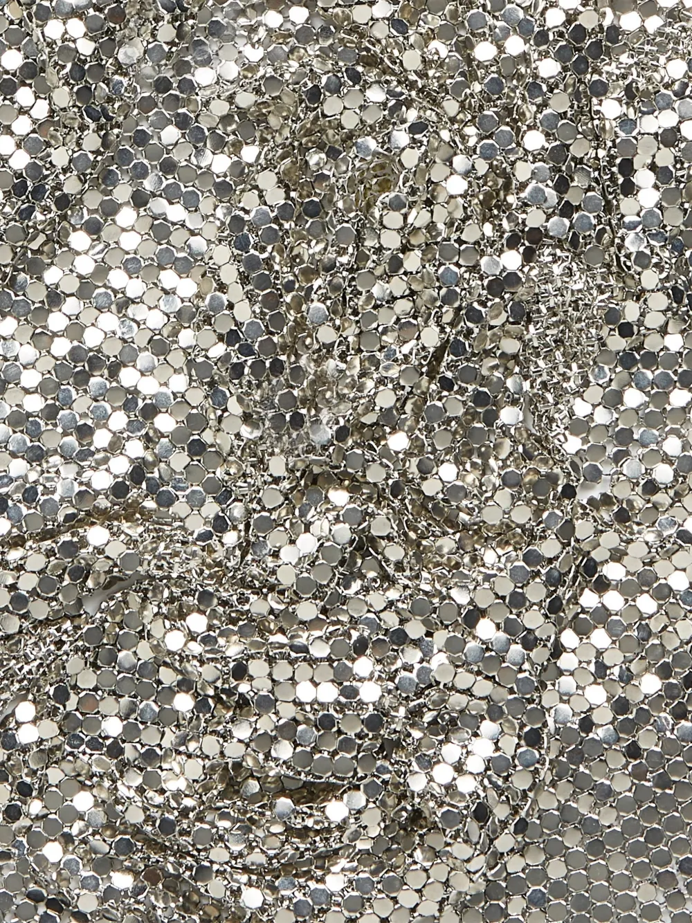 Karl Lagerfeld Jeans Sjaal met maliën-effect Zilver