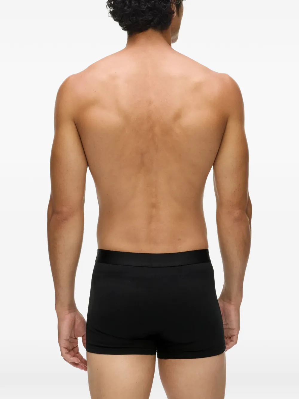 Karl Lagerfeld Vijf boxershorts met tonaal logo Zwart
