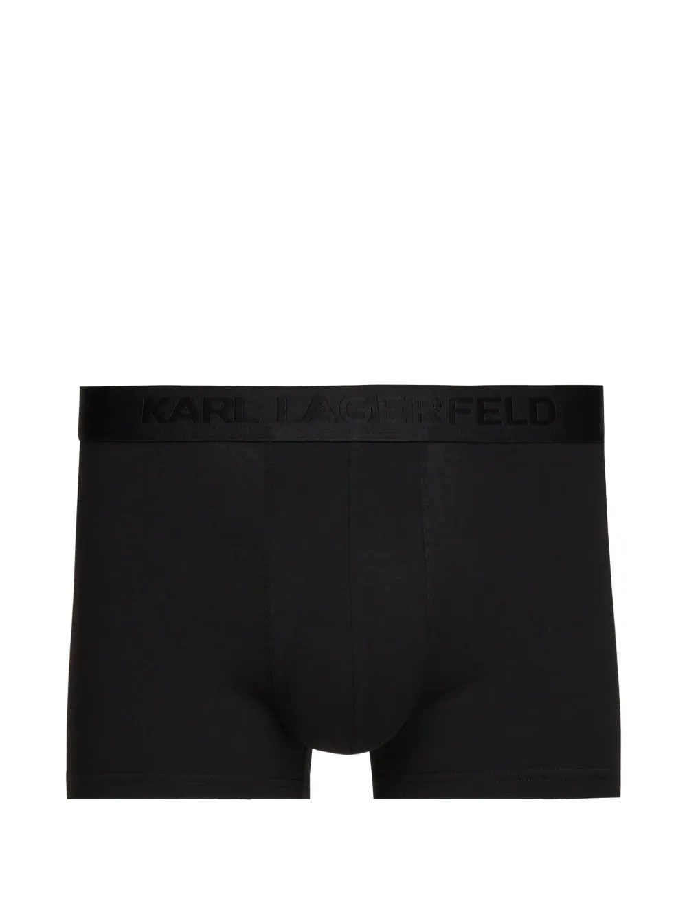 Karl Lagerfeld Vijf boxershorts met tonaal logo Zwart