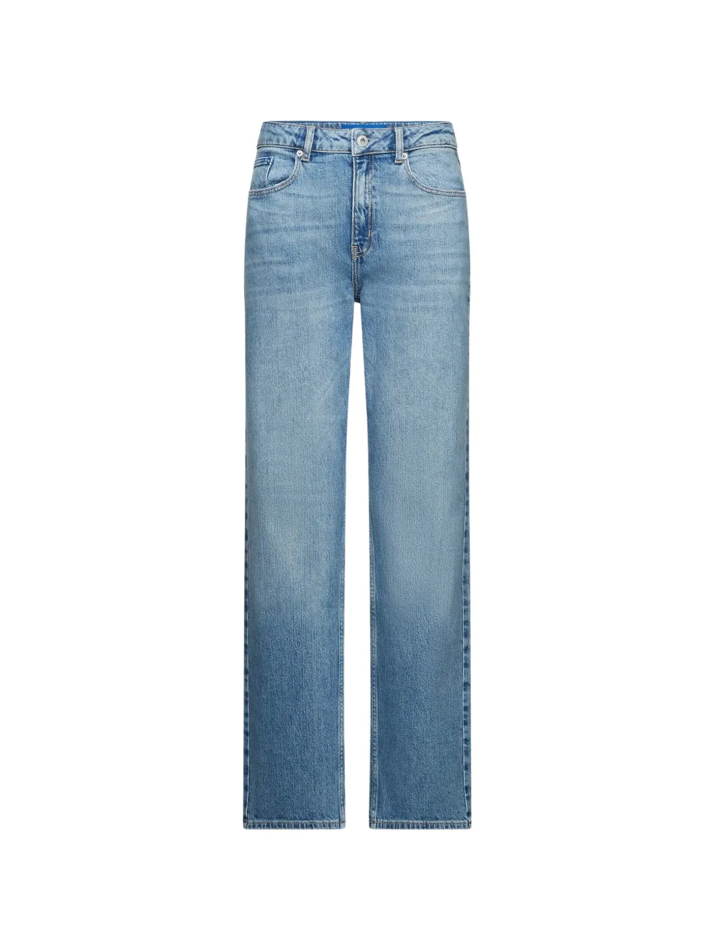 Karl Lagerfeld Jeans high-rise straight-leg jeans - Blu