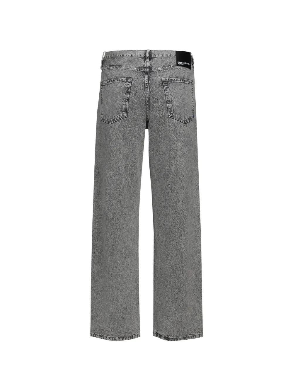 Karl Lagerfeld Jeans acid-wash relaxed-fit jeans Grijs