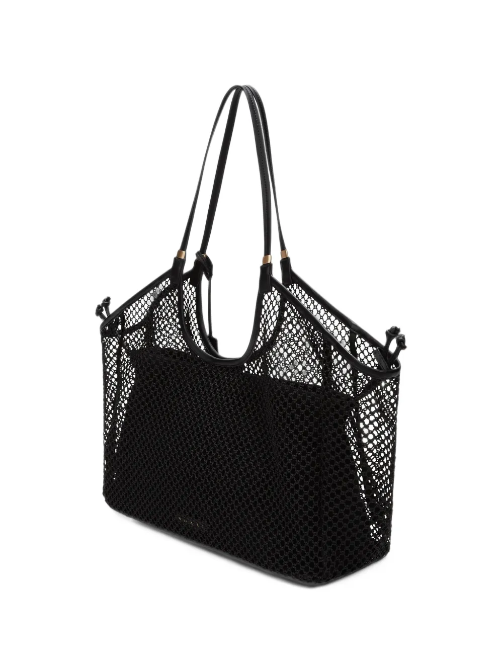 Karl Lagerfeld K Signature mesh beach bag Zwart