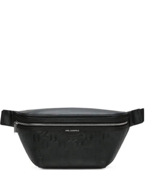 Karl Lagerfeld K/Loom leather belt bag