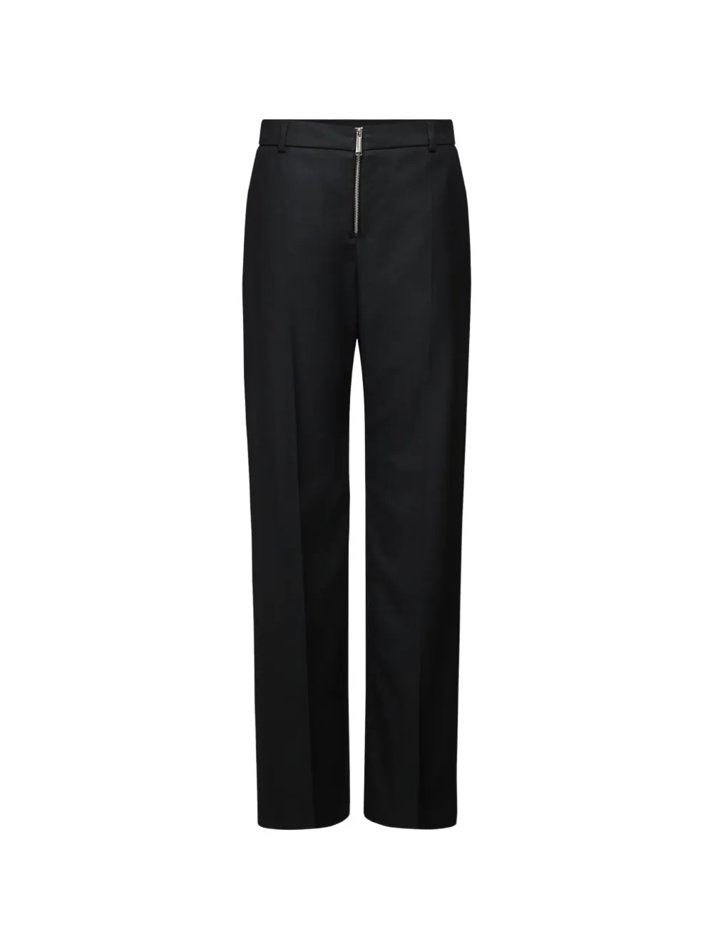 Karl Lagerfeld exposed zip tailored pants - Nero
