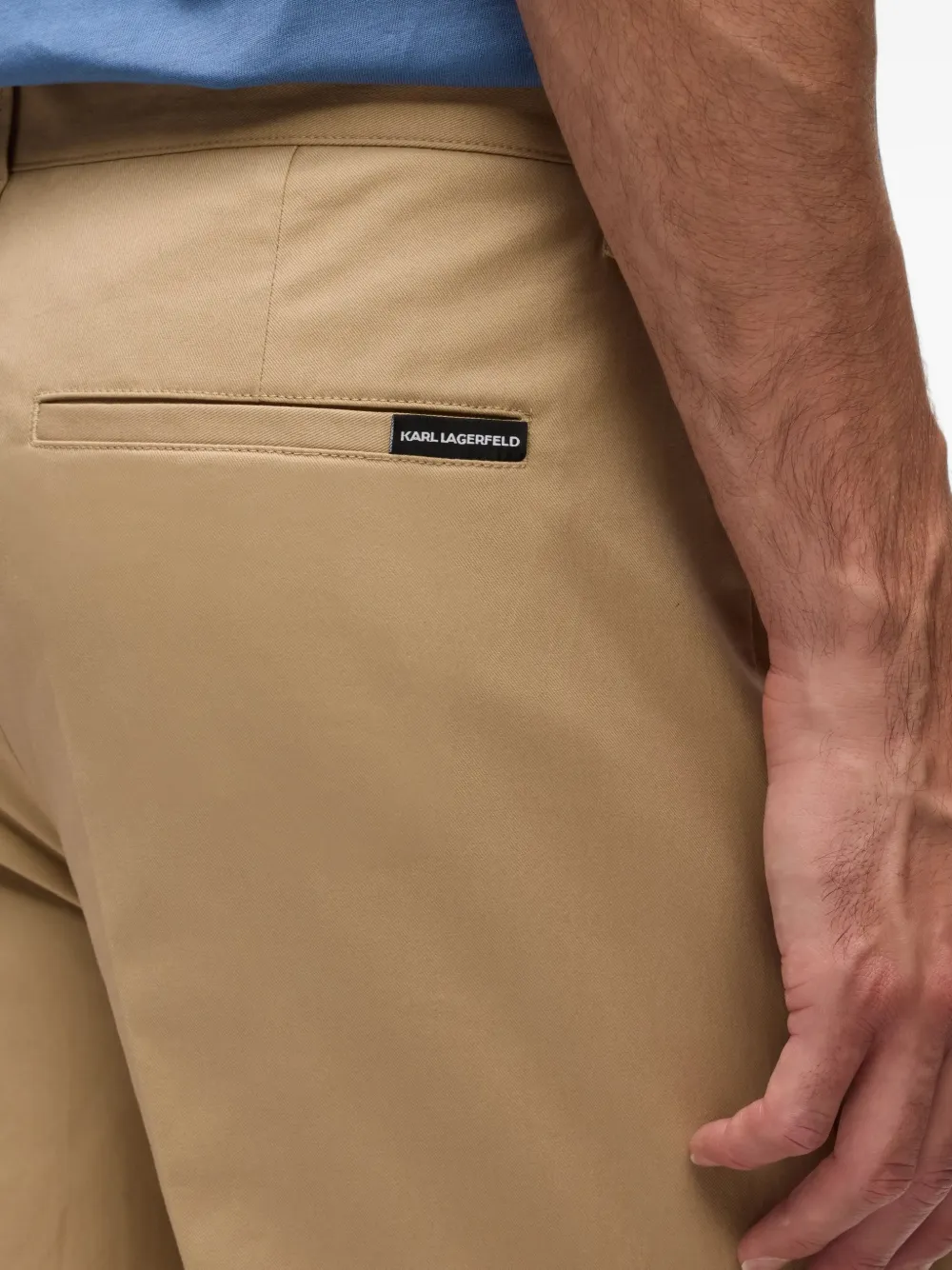 Karl Lagerfeld regular-fit chino pants Beige