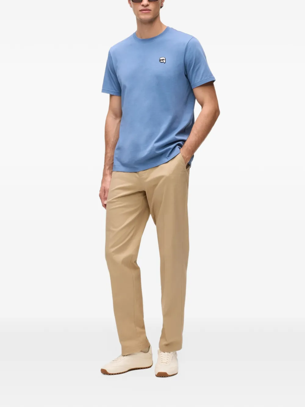 Karl Lagerfeld regular-fit chino pants Beige
