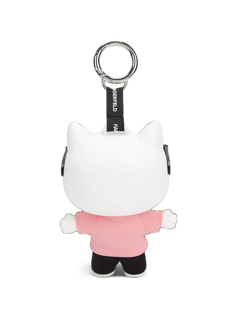 Karl Lagerfeld Ikonik Choupette bag charm Wit
