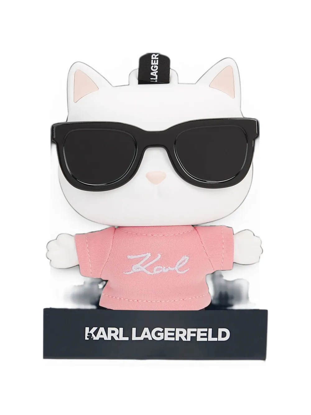 Karl Lagerfeld Ikonik Choupette bag charm Wit