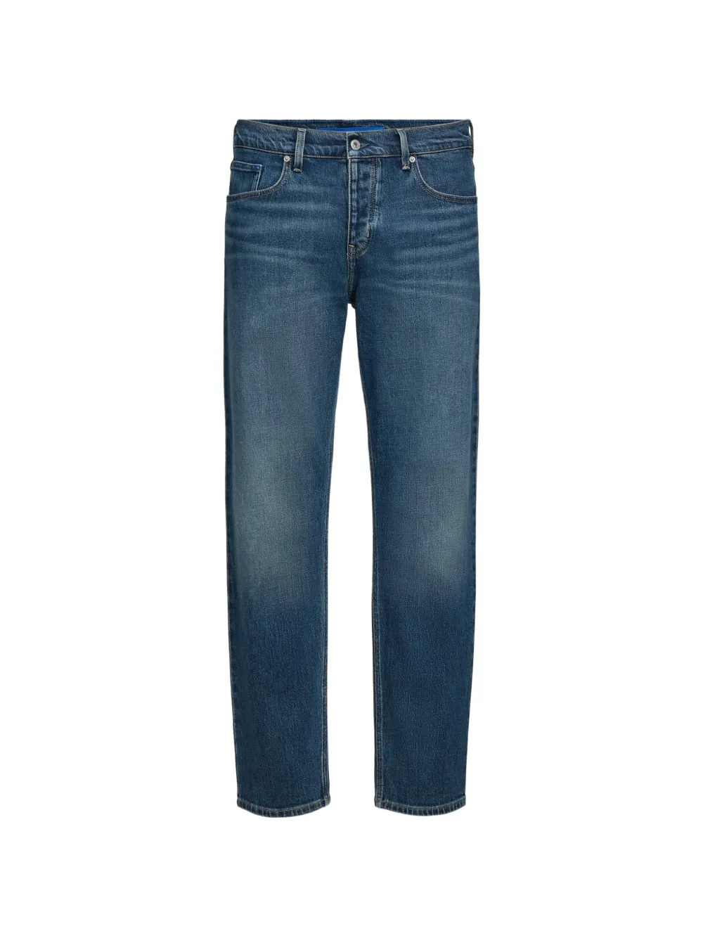 Karl Lagerfeld Jeans tapered-leg washed jeans - Blu