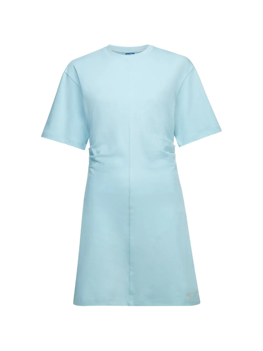 Karl Lagerfeld Jeans gathered T-shirt mini dress - Blu