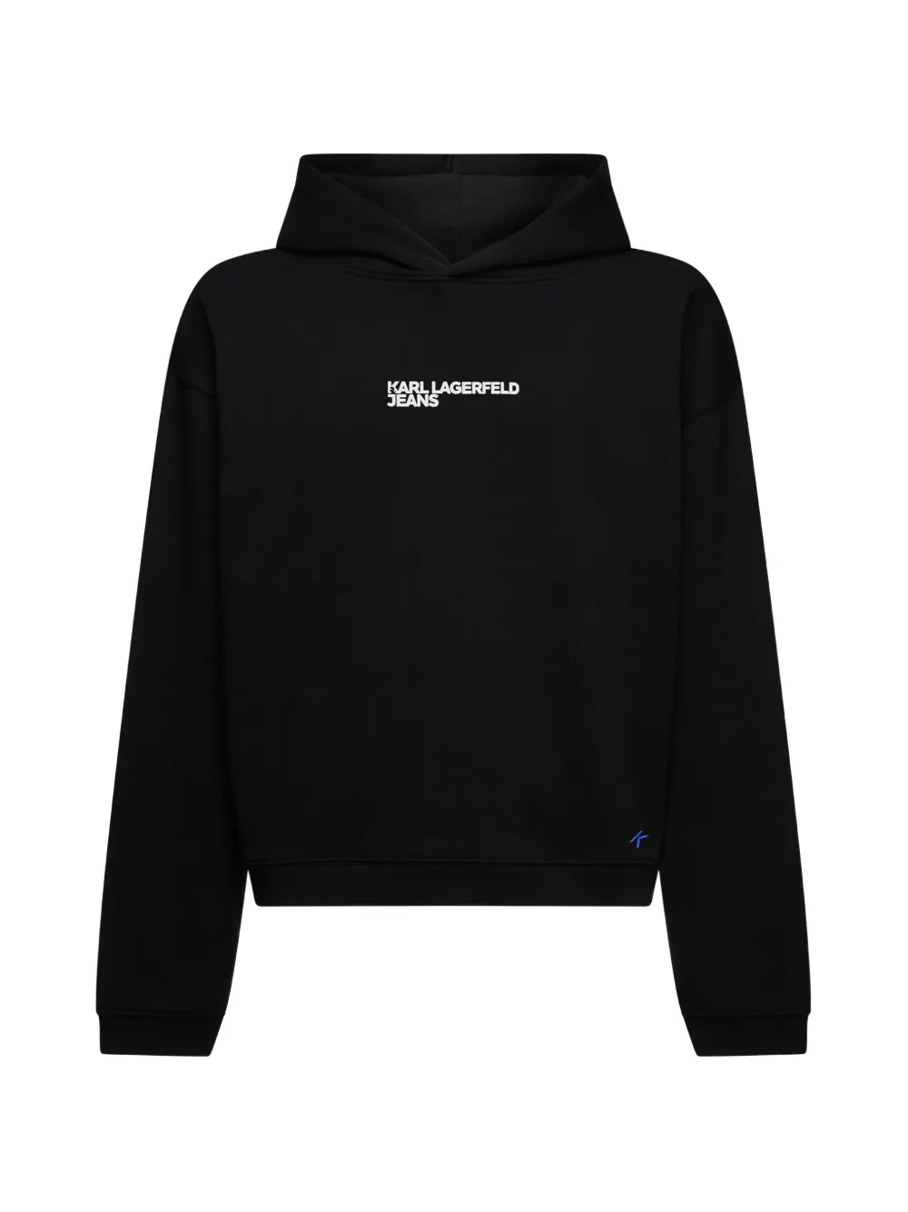 Karl Lagerfeld Jeans logo-print hoodie Zwart
