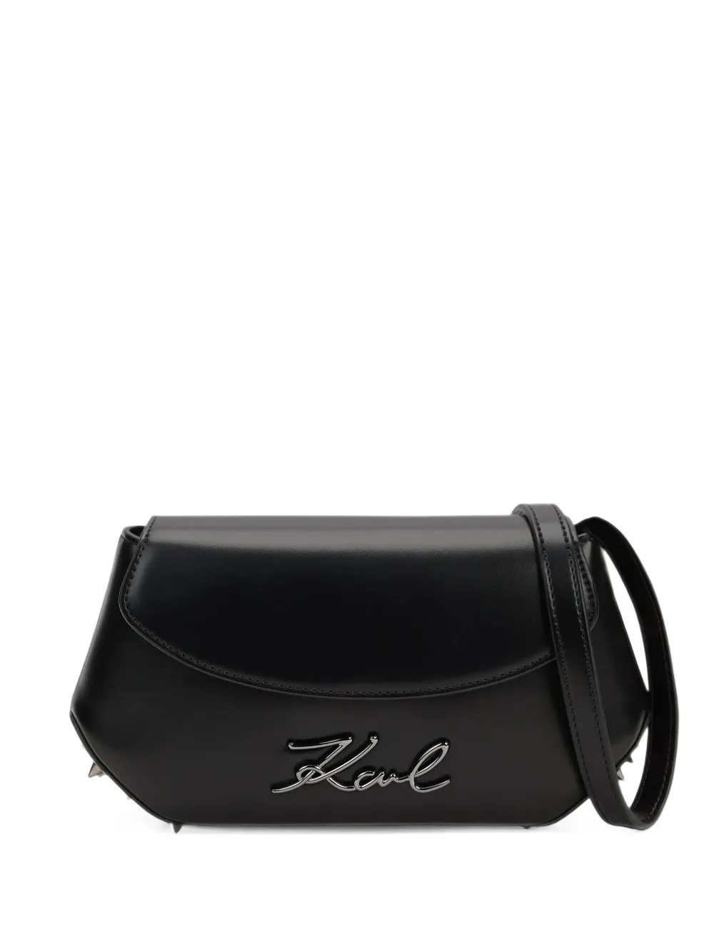 Karl Lagerfeld K/Signature studded cross body bag - Nero