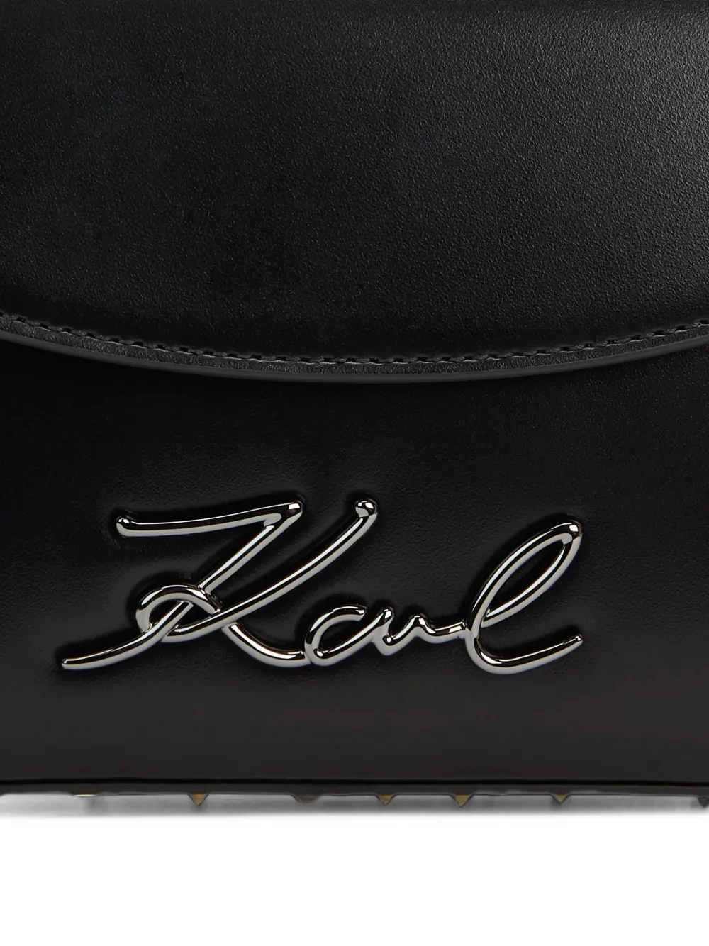 Karl Lagerfeld K Signature studded cross body bag Zwart