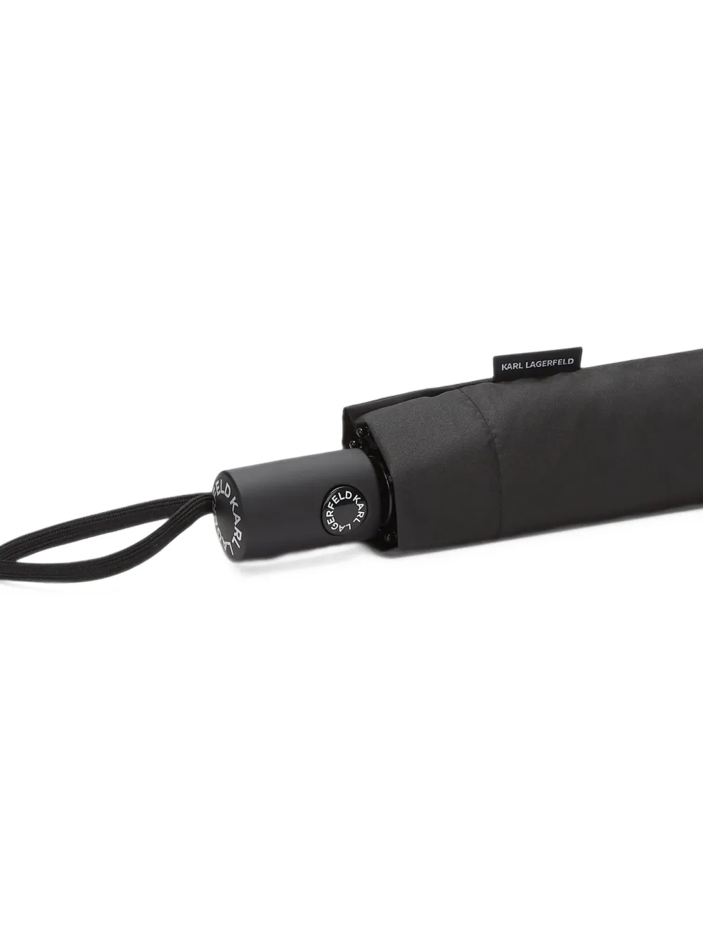 Karl Lagerfeld Ikon Karl & Choupette umbrella Zwart