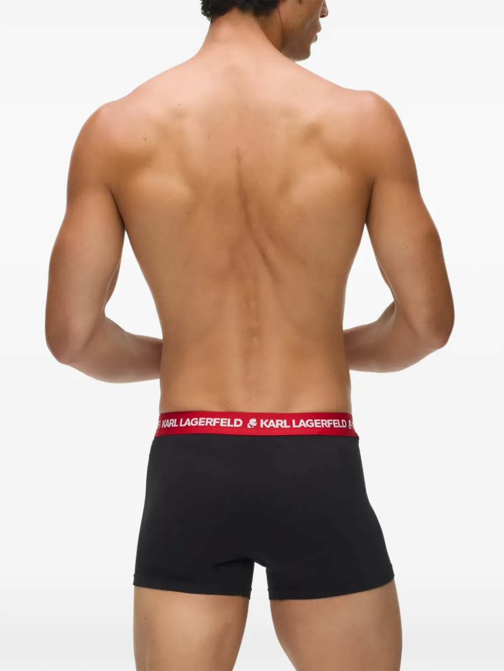 Karl Lagerfeld Boxershort met logoband Zwart