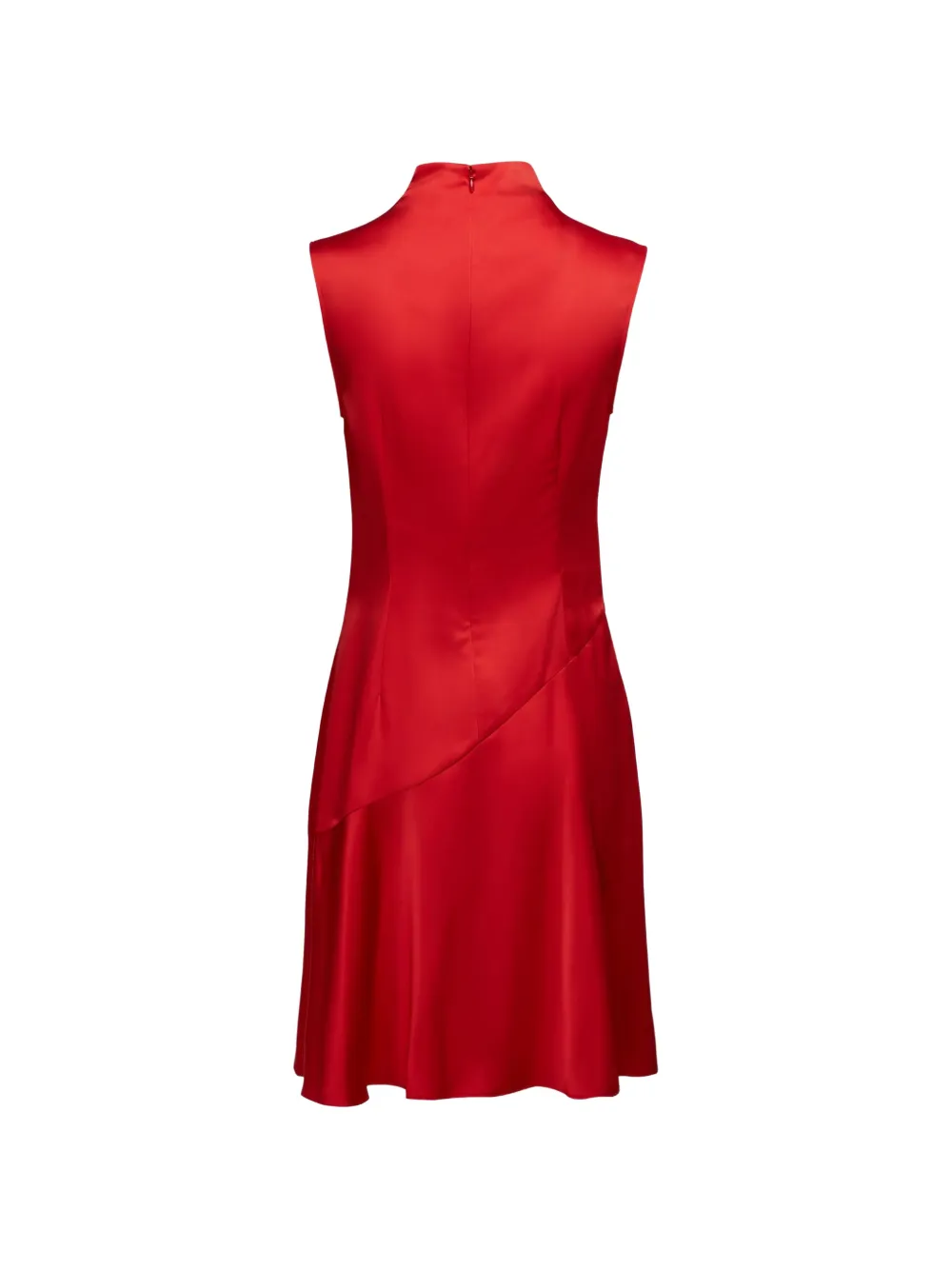 Karl Lagerfeld sleeveless draped dress Rood