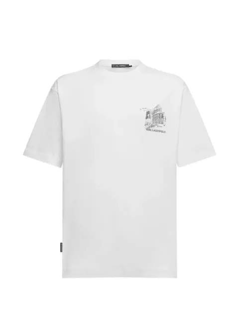Karl Lagerfeld Sketches of Rome T-shirt