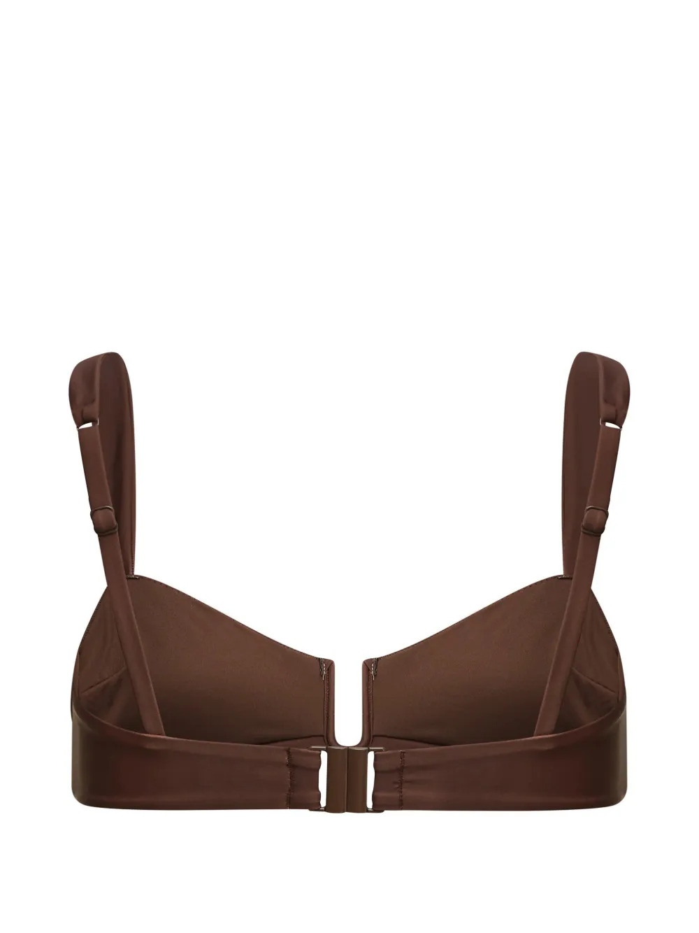 Karl Lagerfeld contrast-trim bikini top Bruin