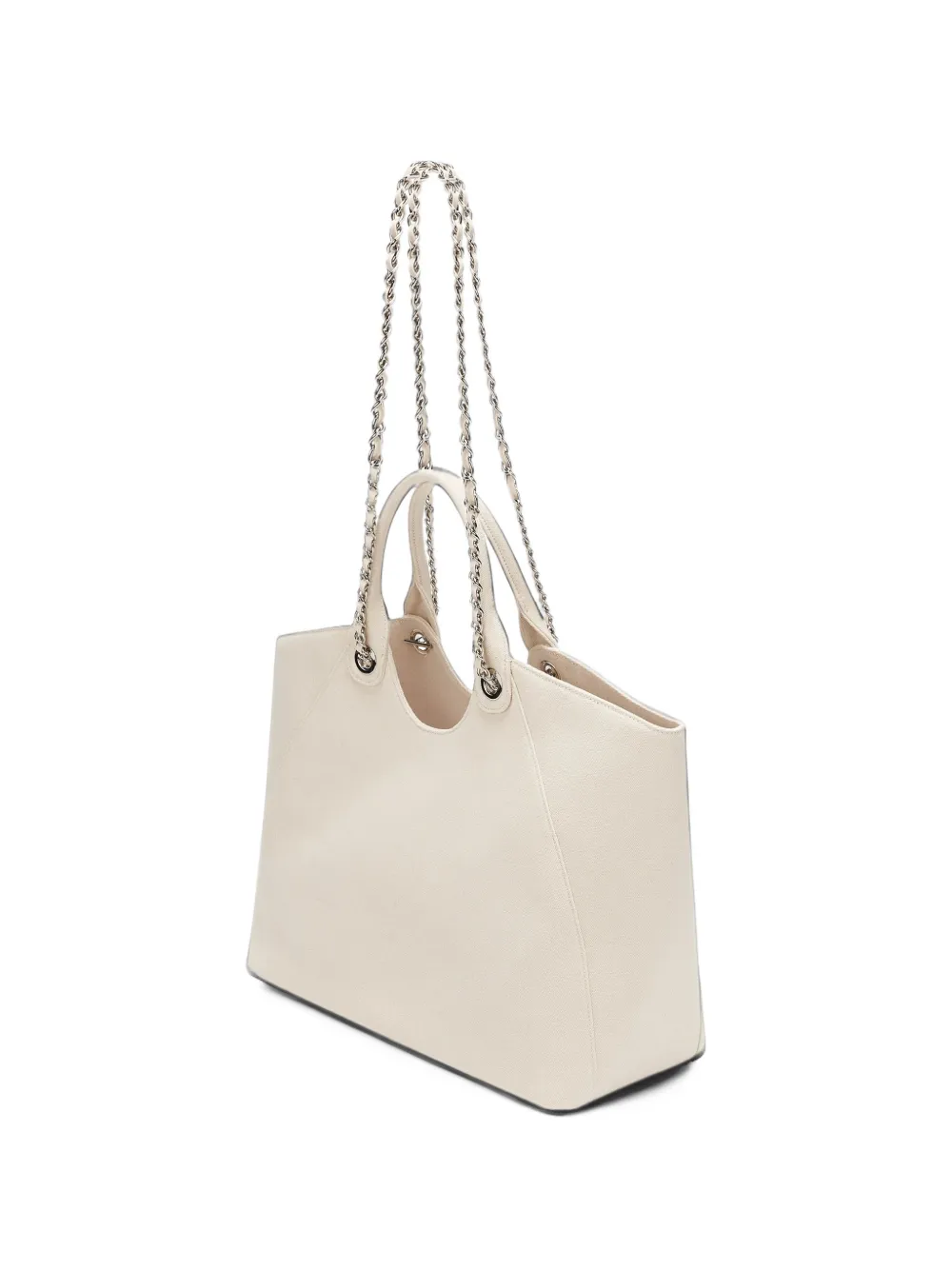 Karl Lagerfeld Rue St-Guillaume chain tote bag Beige
