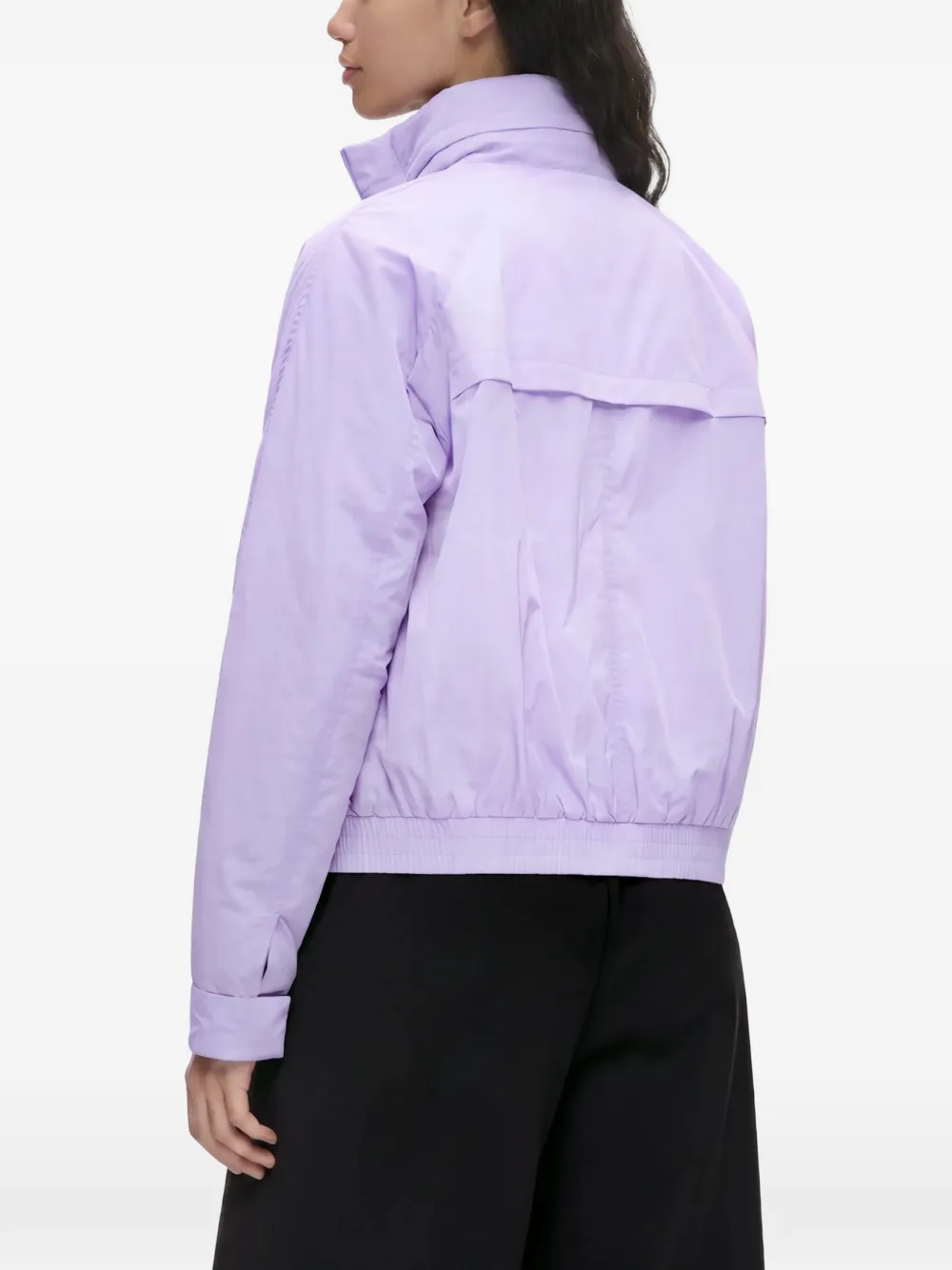 Karl Lagerfeld Jeans padded hooded jacket Paars