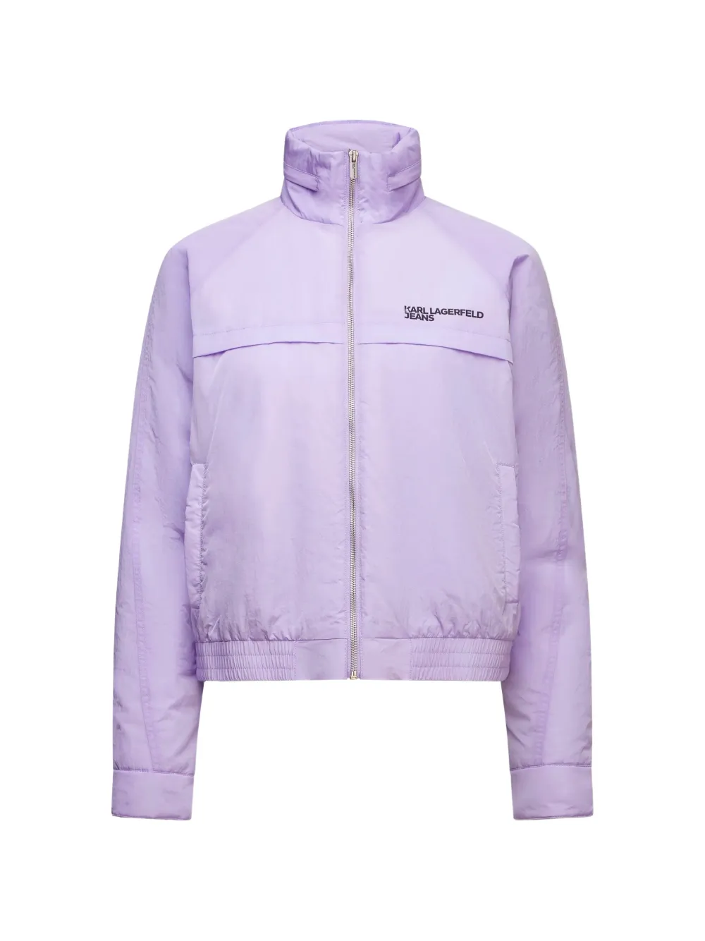 Karl Lagerfeld Jeans padded hooded jacket Paars