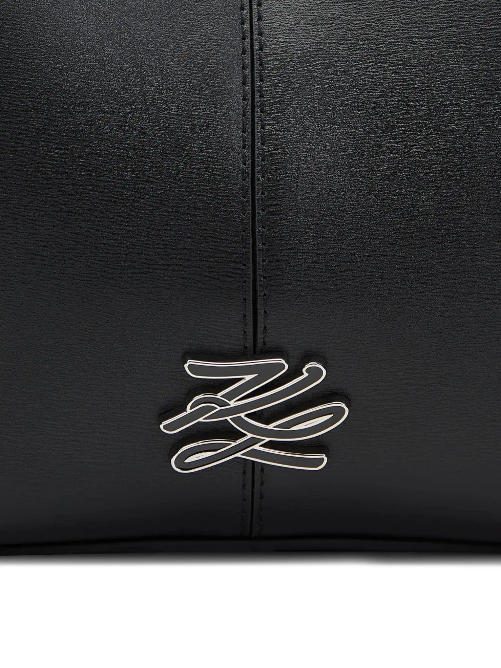 Karl Lagerfeld Kleine K Autograph shopper met ketting Zwart